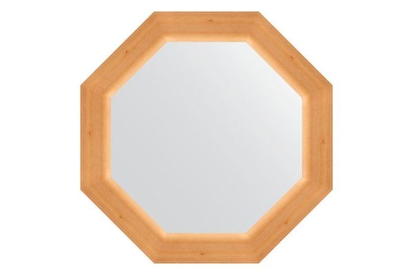 Wall mirror in a baguette frame EVOFORM Octagon BY 3718, pine 51.6x51.6 cm