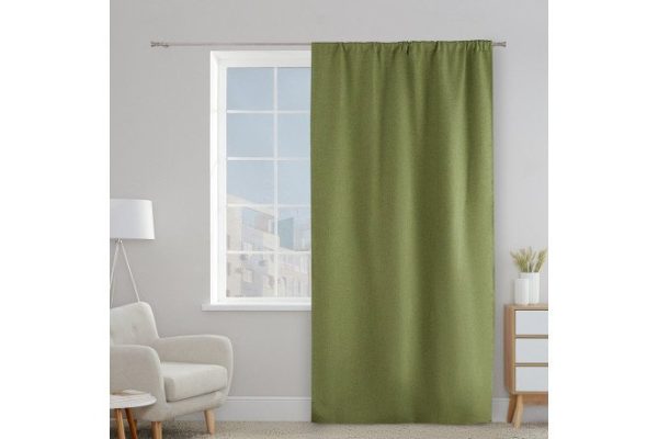 Ribbon curtain MICASA Etegi 145x265 cm, 1 piece, green