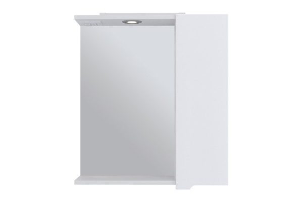 Mirror cabinet with lighting Agata 65 Hanging, 65x70x16 cm, Right