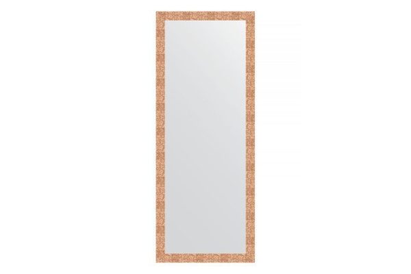 Floor mirror in a baguette frame EVOFORM BY 6004 honeycomb copper