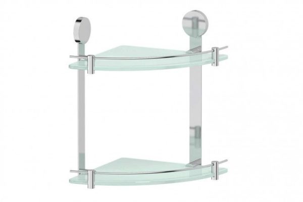 Corner shelf 2-tier Harmonie 25.3x32.6x25.3 cm