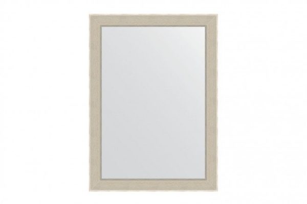 Wall mirror in a baguette frame EVOFORM BY 3890 etched silver 53x73 cm