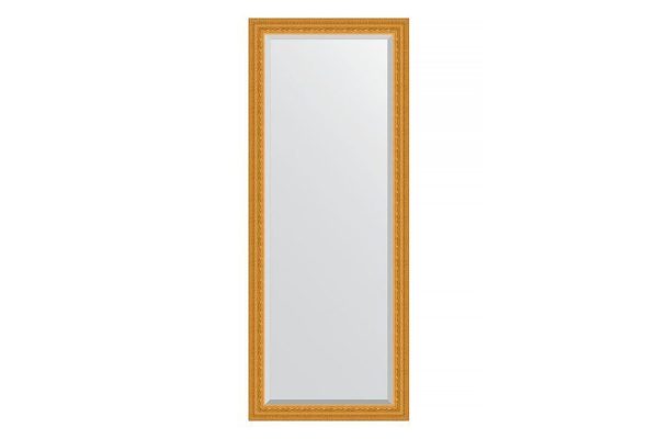Floor mirror with bevel in a baguette frame EVOFORM BY 6109 gold leaf 80x199 cm