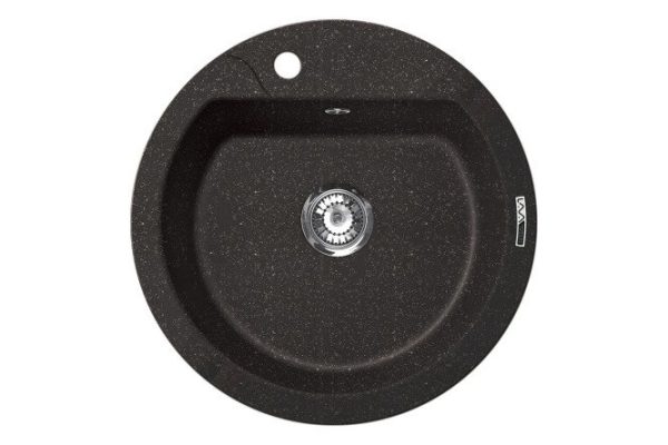 Built-in sink LAVA R.3 BASALT 50.5x50.5x21 cm