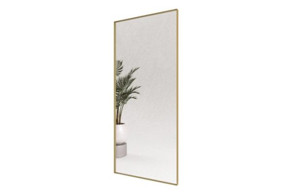 Mirror in frame GENGLASS Halfeo slim 80x200 cm