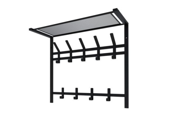 756b6b90226644fb226953aab9742135.jpg Wall hanger with shelf Toronto 2-tier