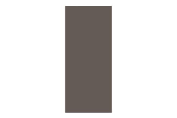 Decorative panel Demi for half-column 57.6x132 cm, matte taupe color