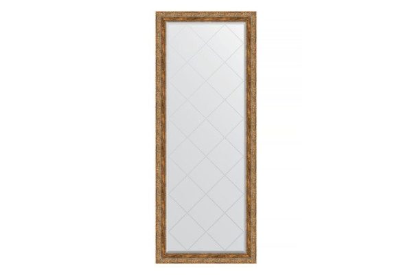 Floor mirror with engraving in a baguette frame EVOFORM BY 6314 vignette antique bronze 80x200 cm
