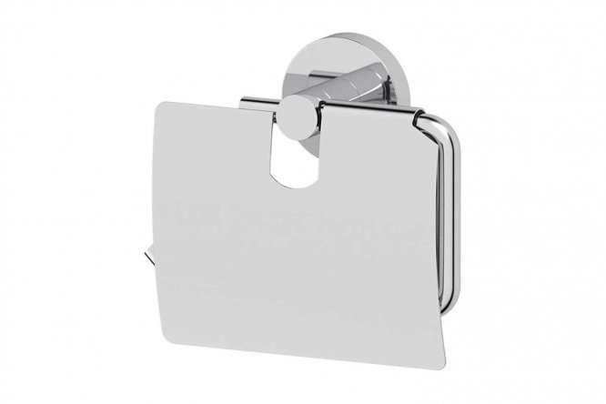 Toilet Paper Holder with Lid Wall Mounted Harmonie Screw Mount