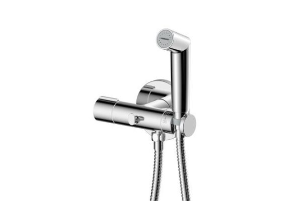 Built-in mixer with hygienic shower IDDIS Axes AXESBR0i08