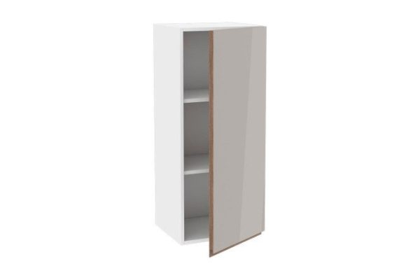 Nicole front for cabinet 36.3x95.6 cm, glossy cashmere color, roddy oak