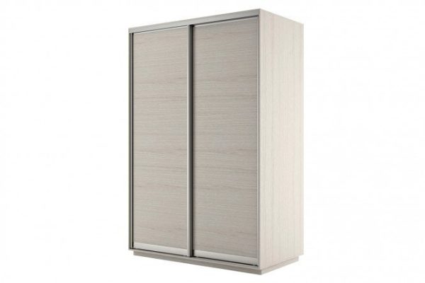 Sliding wardrobe 2-door Slide 160x220x60 cm, light Shimo ash