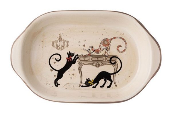 Dish Parisian Cats Ceramics