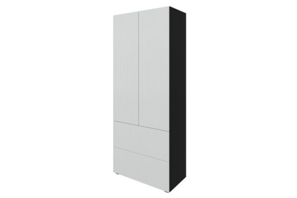 Wardrobe with 2 drawers Oscar Amelie 80x194x39.6 cm
