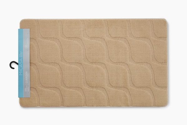 Bathroom rug MICASA Giardin 70x120 cm, Polyester