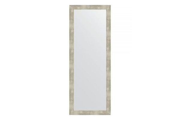 Wall mirror in a baguette frame EVOFORM BY 3108 aluminum 54x144 cm