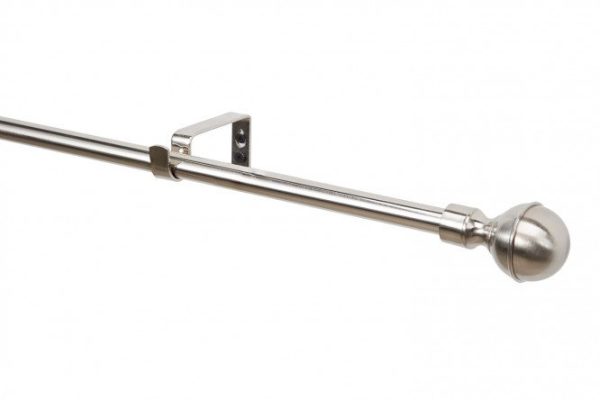 Single-row telescopic cornice MICASA Ball 160-300 cm