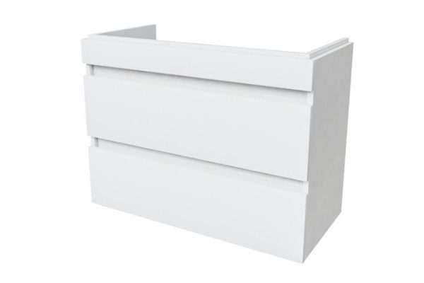 Wall-mounted cabinet with drawers IDDIS Zodiac ZOD8CB0i95 78.8 cm, frame color white, facade white