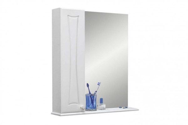 Wardrobe with mirror left Sanflor Karina 55x68.4x14 cm