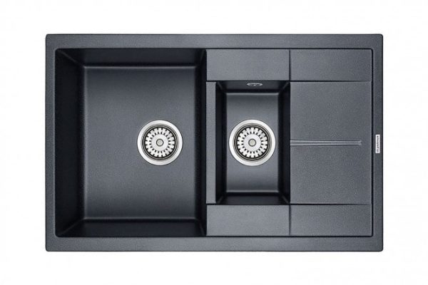 Inset sink with wing PAULMARK Feste PM237850-BLM 77.5x49.5x19.5 cm