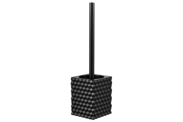 Toilet brush in stand Trendy 9.2x35x9.2 cm, Polyresin
