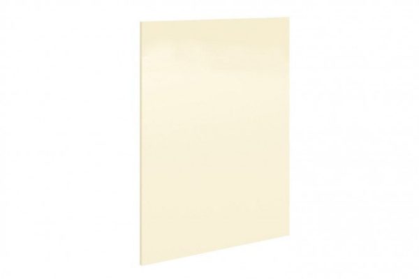 Decorative cover for Amika floor cabinets 58x72 cm, glossy vanilla color