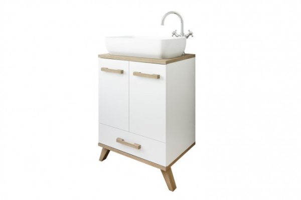 Sanflor cabinet Ingrid 60 cm, white, Swiss elm