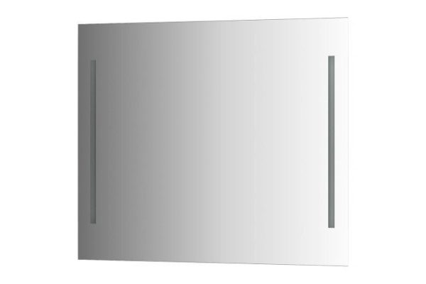Wall mirror EVOFORM Ledline with 2 built-in LED lights, BY 2118 90x75 cm