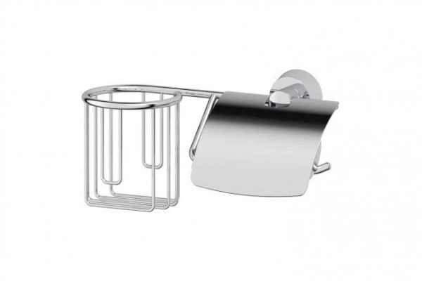 Toilet paper holder with lid and air freshener wall mounted FBS Vizovice