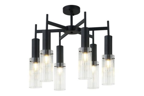 Chandelier on a rod STILFORT Wunder 16 sq.m., 56x100x56 cm, E14