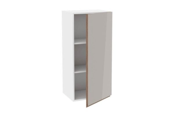 Nicole front for cabinet 44.6x95.6 cm, glossy cashmere color, roddy oak