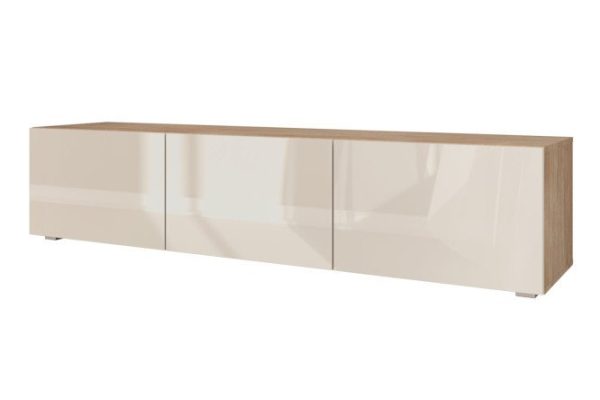 7b0pg182lid7zvyr4uq06lqj812tm6f7.jpg Cabinet Oscar Amika 180x40 with doors, sonoma oak / cashmere gloss