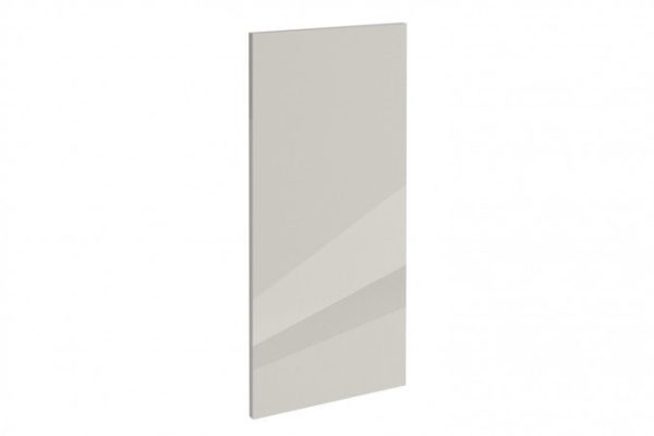 Decorative trim for wall cabinets Amika 35.3x72 cm, gray pearlescent glossy color