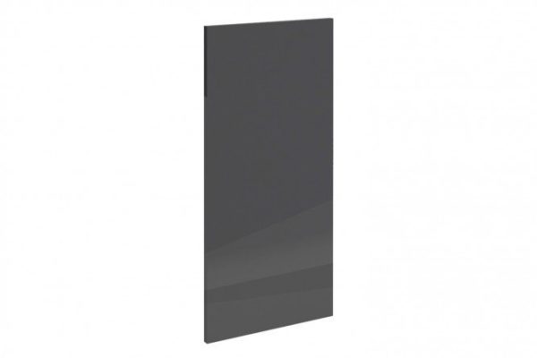 Decorative trim for wall cabinets Amika 35.3x72 cm, color black graphite