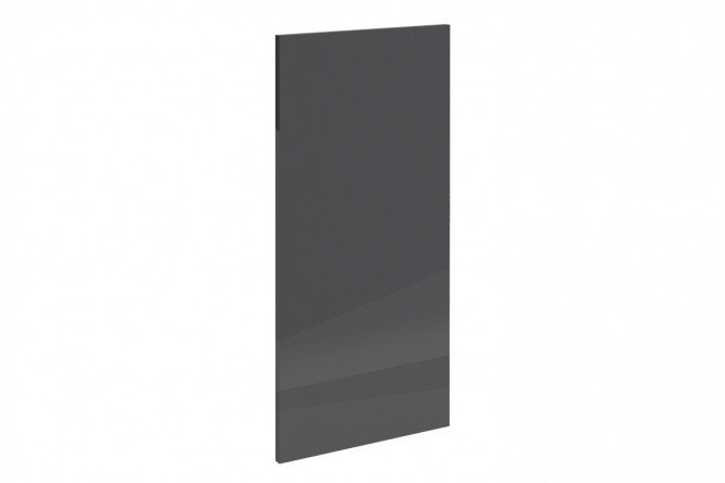 Decorative trim for wall cabinets Amika 35.3x72 cm, color black graphite
