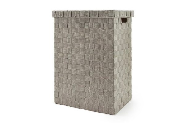 Laundry basket with lid 650119-PS S 37x50x27 cm, Polypropylene