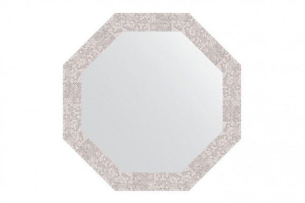 Wall mirror in a baguette frame EVOFORM Octagon BY 7309, aluminum honeycomb 67x67 cm