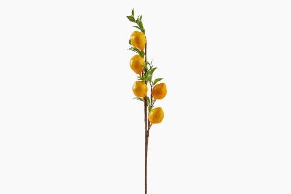 Artificial branch Lemon 10x5 cm