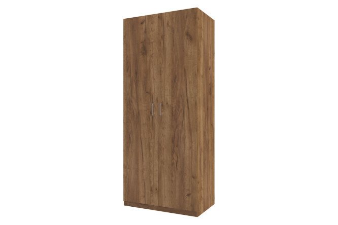 Wardrobe 2-door Oscar Line 100x236 cm oak tobacco Craft