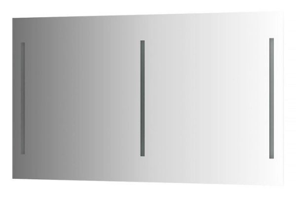 Wall mirror EVOFORM Ledline with 2 built-in LED lights, BY 2122 130x75 cm