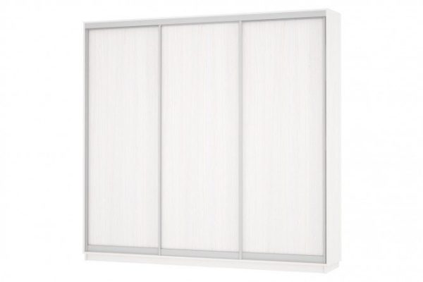 Sliding wardrobe 3-door Slide 240x240x60 cm, light ash Anchor