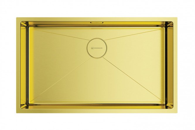 Inset sink OMOIKIRI Taki 74-U/IF-LG 4993499, light gold 74x44x20 cm