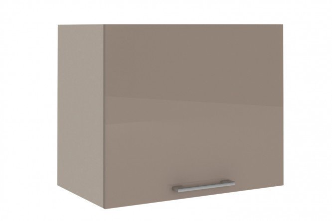 Amika wall cabinet facade 59.6x49.6 cm, stone gray color