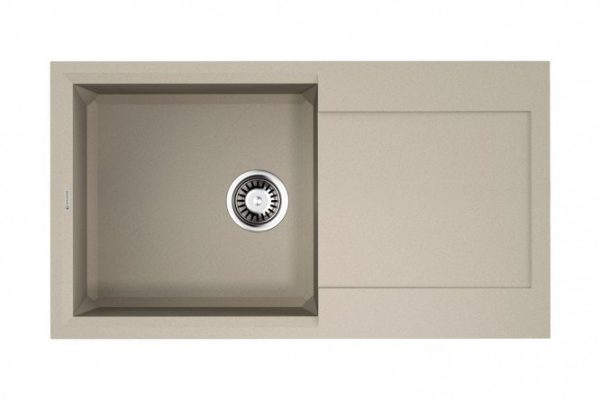 Inset sink with drainer OMOIKIRI Sakaime 78-SA 4993113, beige 78x43.5x21 cm