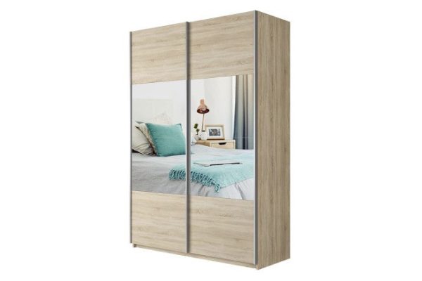 2-door wardrobe Cors 160x230 cm, Sonoma oak