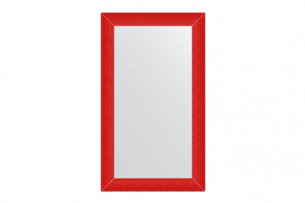 Wall mirror in a baguette frame EVOFORM BY 3906 red wave 70x120 cm