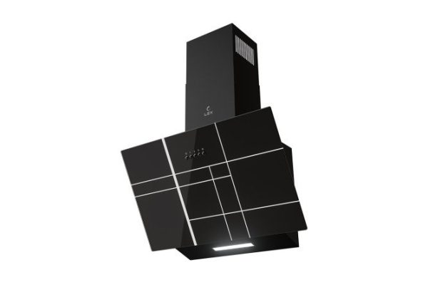 Hood LEX Moza 600 R1 black color black, 60x32.8x26.2 cm