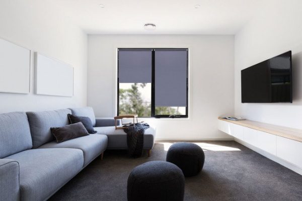 Roller blind COMFORT Plain color gray, 72x175 cm