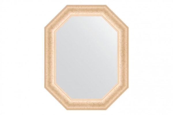 Wall mirror in a baguette frame EVOFORM Polygon BY 7142, old plaster 60x75 cm
