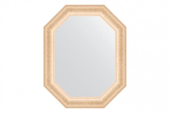 Wall mirror in a baguette frame EVOFORM Polygon BY 7142, old plaster 60x75 cm